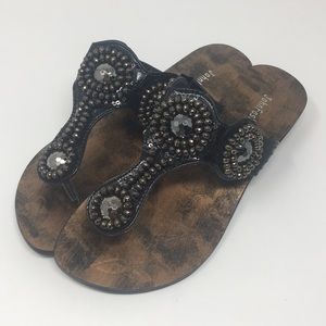 Sandles with Stones Size 8